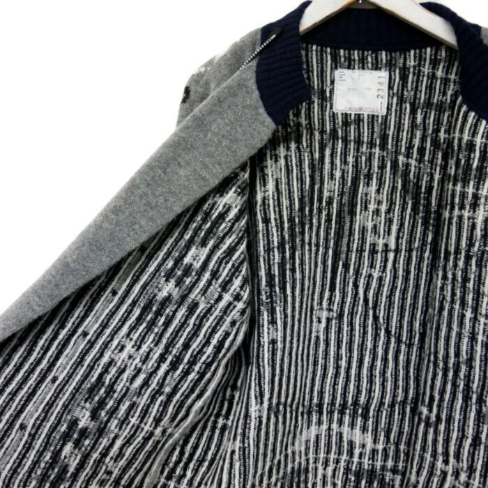 sacai×Dr.Woo サカイ 国内正規 20AW ライダースニット ジップニット