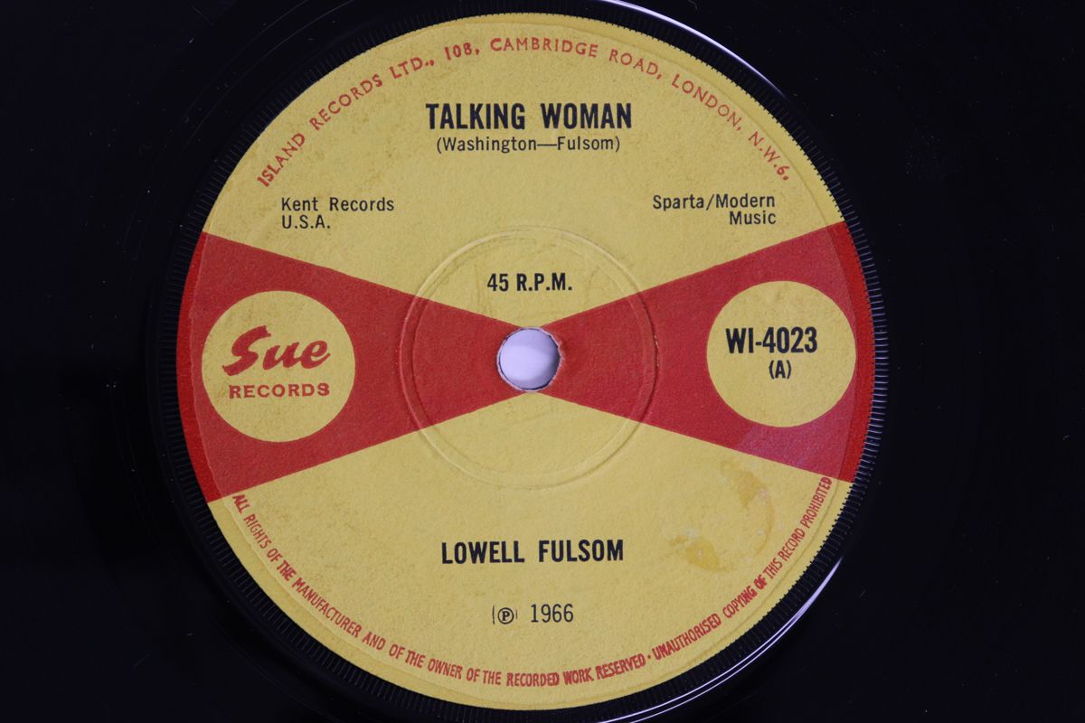 英7 Lowell Fulsom Talking Woman Blues Around Midnight WI 4023 SUE 00080