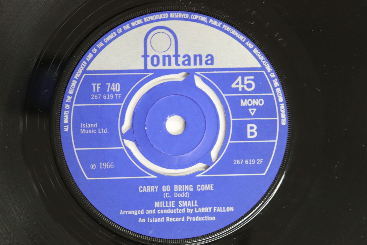 英7 Millie Small Carry Go Bring Come Killer Joe TF 740 FONTANA 00080