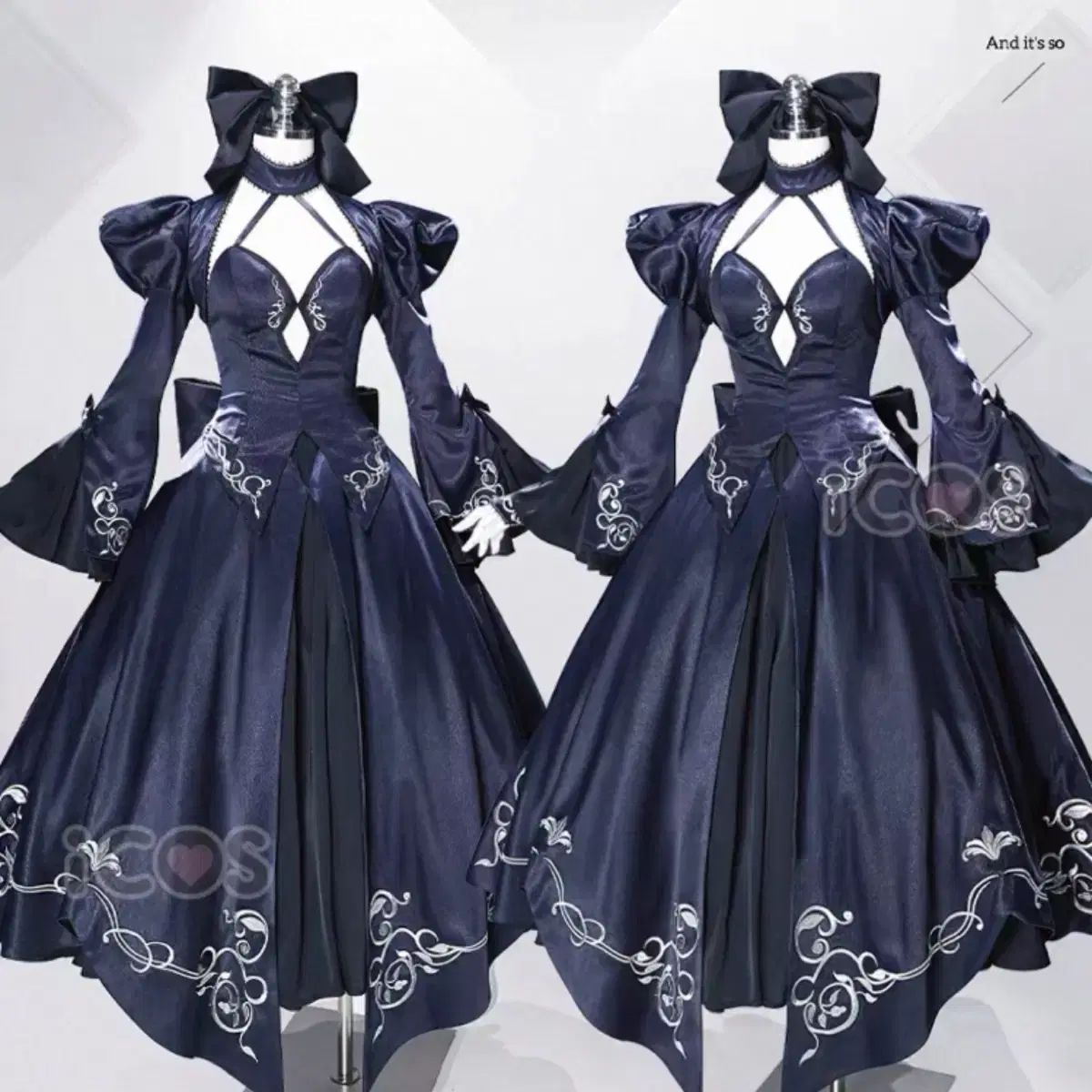 Fate Grand Order FGO アルトリア ペンタゴン 흑밥 コスプレ M