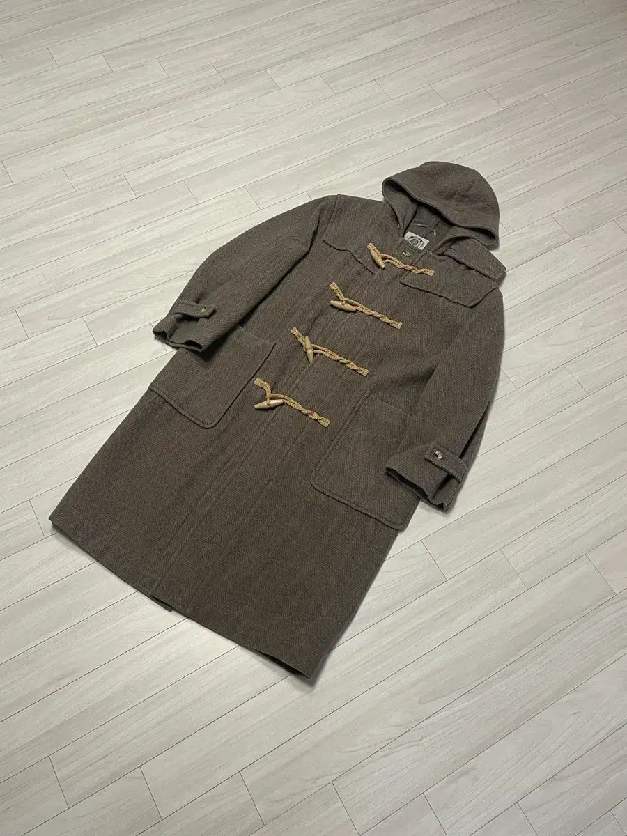 美品！J.PRESS ジェイプレス 肉厚ウール ダッフルコート裏地総チェックL ジェイ プレス レディス オオキイサイズ J.PRESS LADIES L Jackal 140s