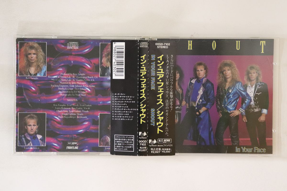CD Shout In Your Face 00110