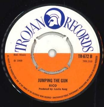 英7 Pioneers Rico Rodriguez Long Shot Kick The Bucket Jumping Gun TR 672 Trojan Records 00080