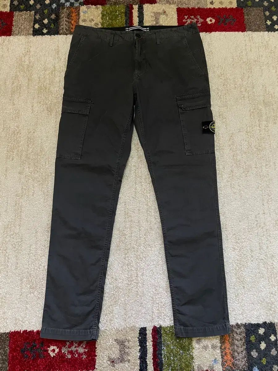 36 ストーンアイランド ストレッチ コットン lengan カーゴパンツ タグのみ 제거한