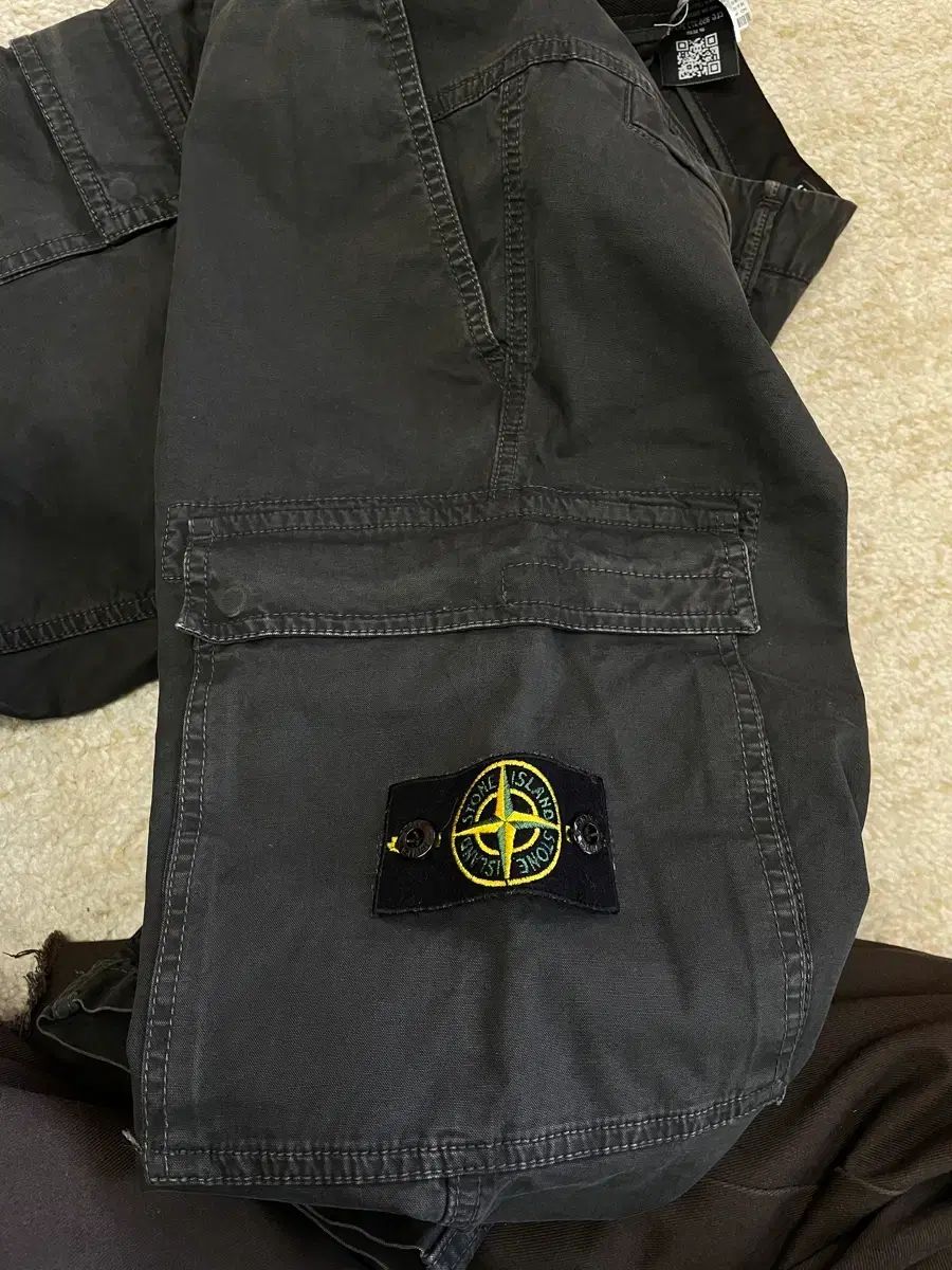 36 ストーンアイランド ストレッチ コットン lengan カーゴパンツ タグのみ 제거한