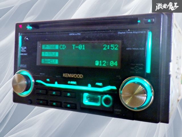 動作OK☆保証付】KENWOOD ケンウッド 汎用 2DIN オーディオ デッキ
