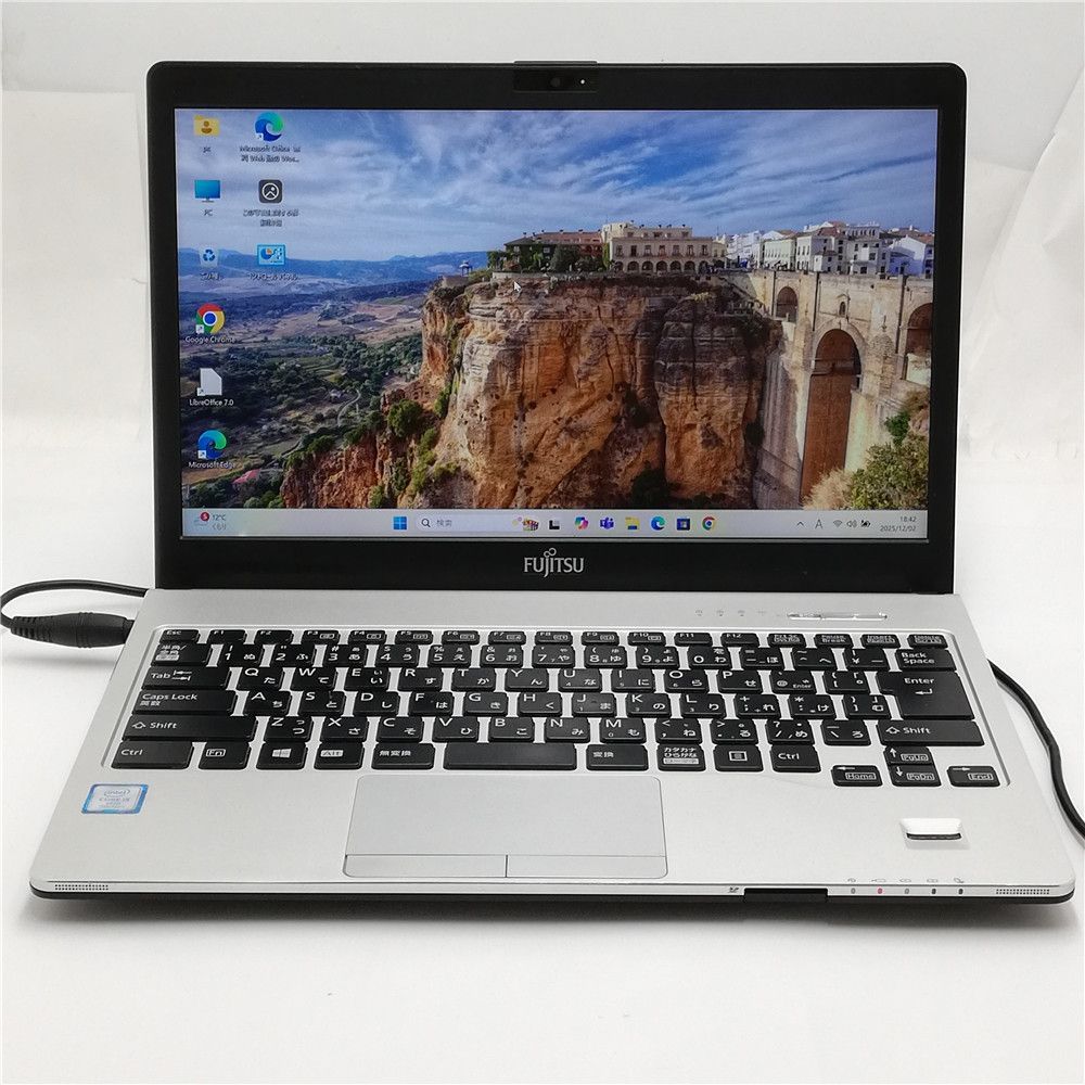 激安 Wi-Fi有 富士通 ノートパソコン S937/R 中古美品 Core i5 8GB
