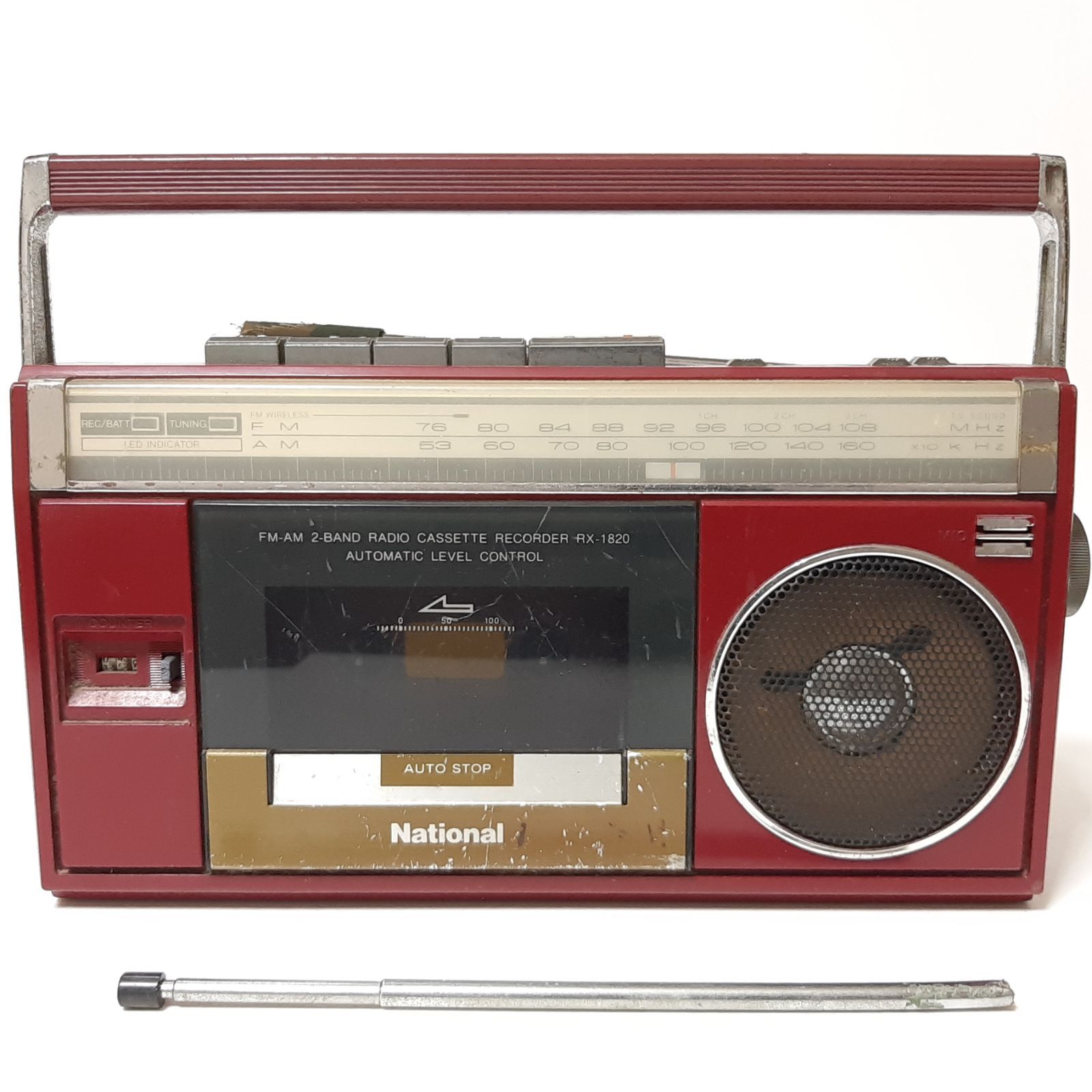 ナショナルラジオカセットまとめ売りジャンク品 パナソニック ナショナル RQ-L400 RX-1820 R-1018 ラジオカセット