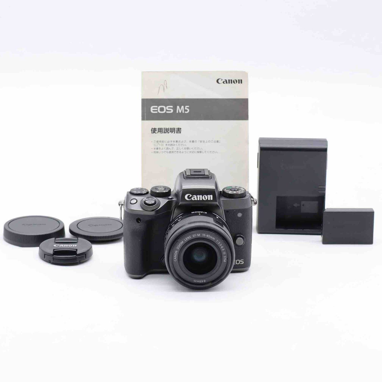 Canon EOS M 5 レンズセット EF-M 15-45 3.5-6.3 IS STM グラファイト 710
