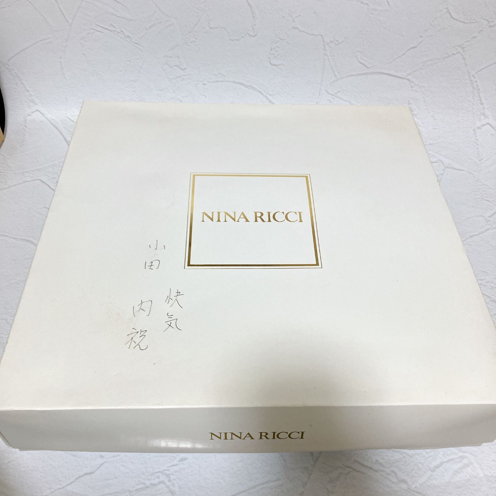 新品・未使用】NINA RICCI タオルケット 140×190cm 綿100% ギフト