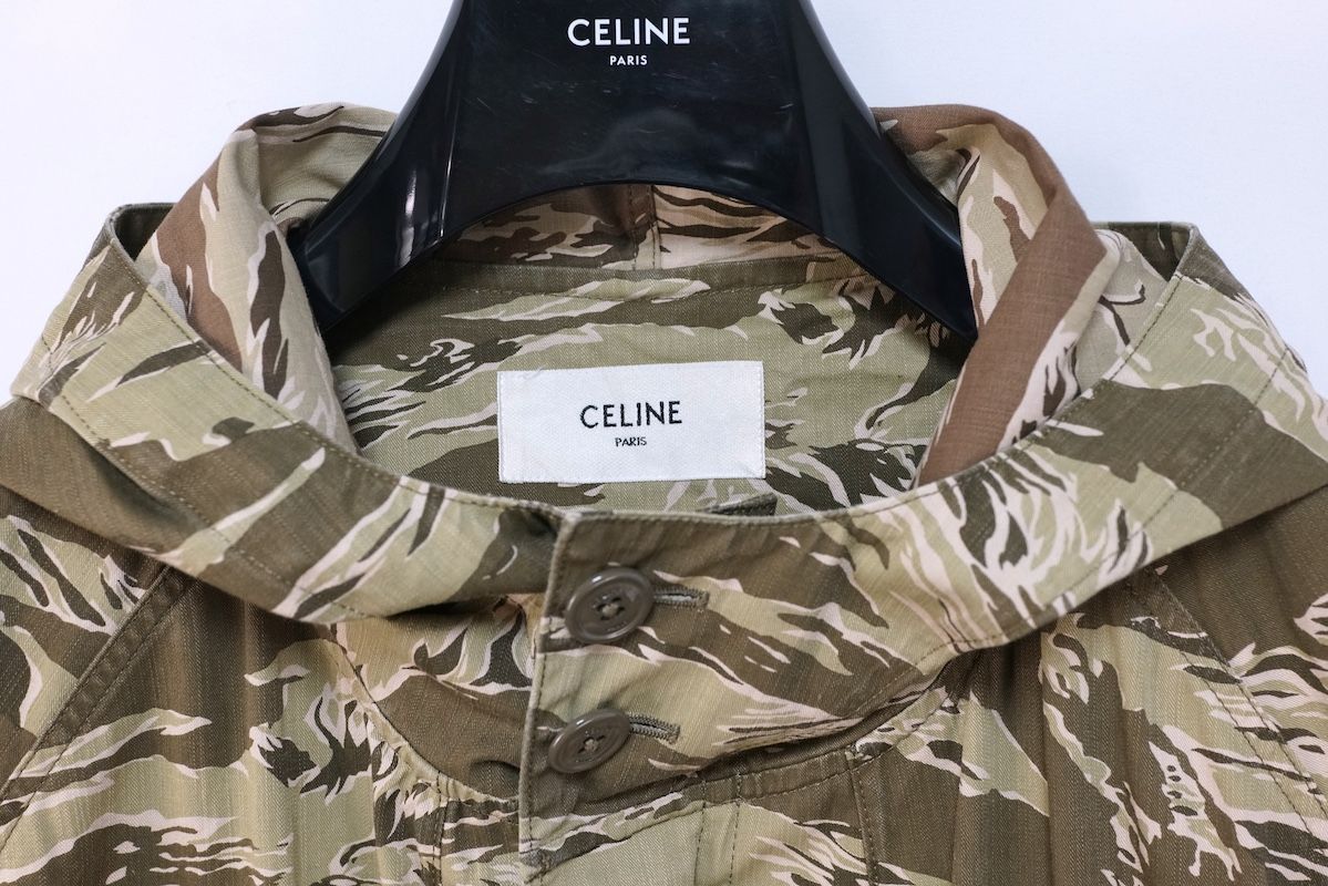 CELINE Camouflage Military Parka セリーヌカモフラージュ ミリタリー