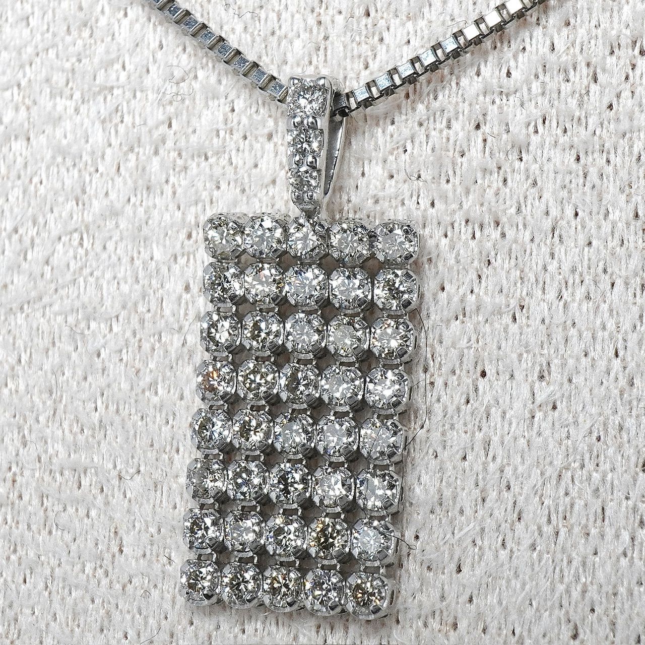 ダイヤ ネックレス 0.5ct プラチナ ダイヤモンド トップ ペンダント