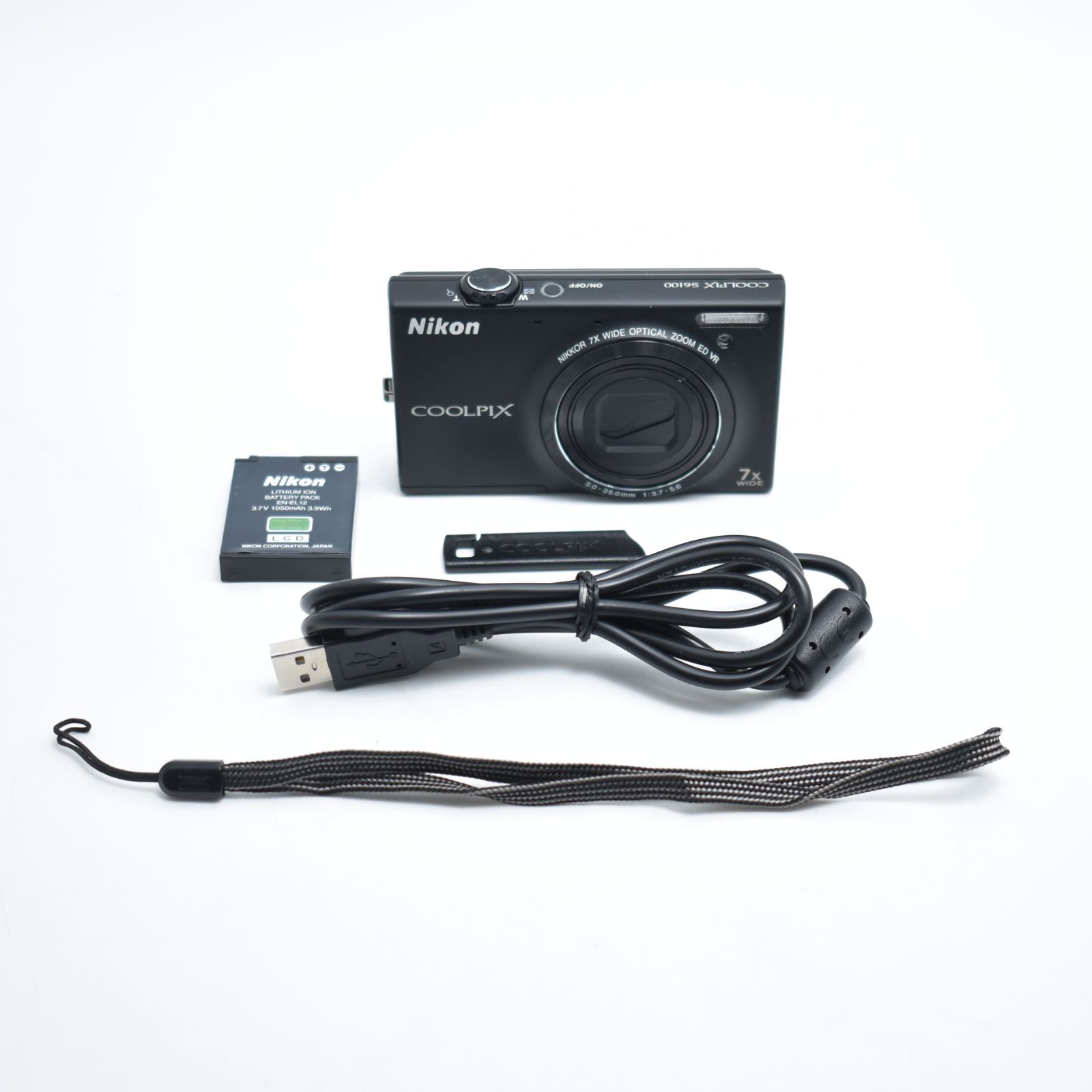 B 10432 NikonデジタルカメラCOOLPIX S 6100 ノーブルブラック BK