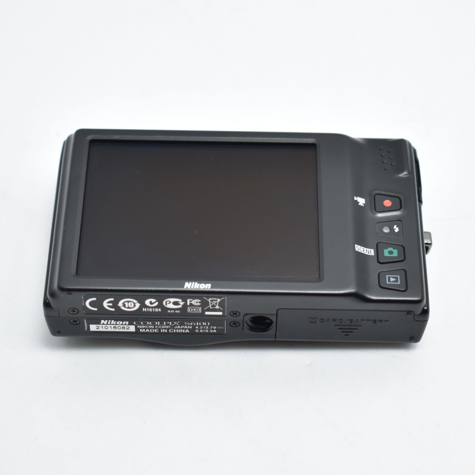 B#10432 NikonデジタルカメラCOOLPIX S6100 ノーブルブラック S6100BK