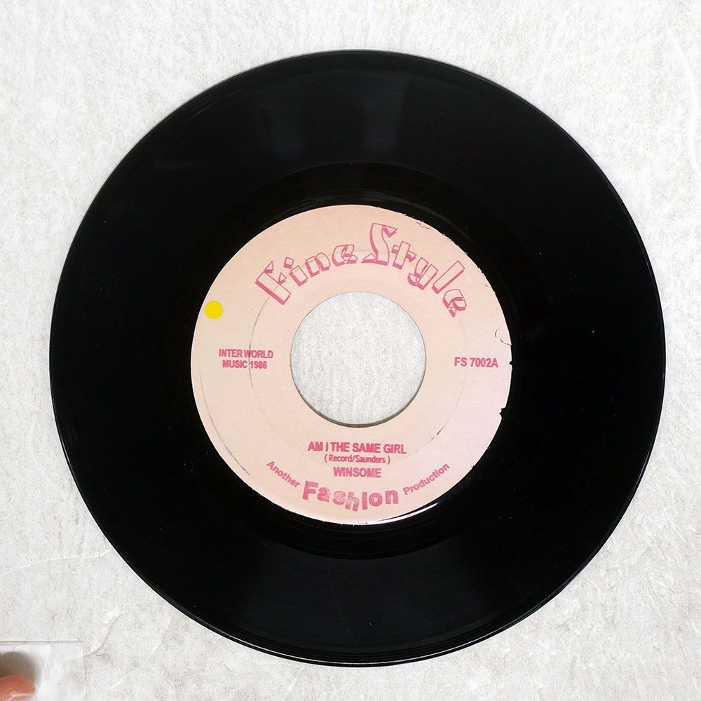 UK盤 WINSOME/AM I THE SAME GIRL / CAN'T TAKE THE LIES/FINE STYLE