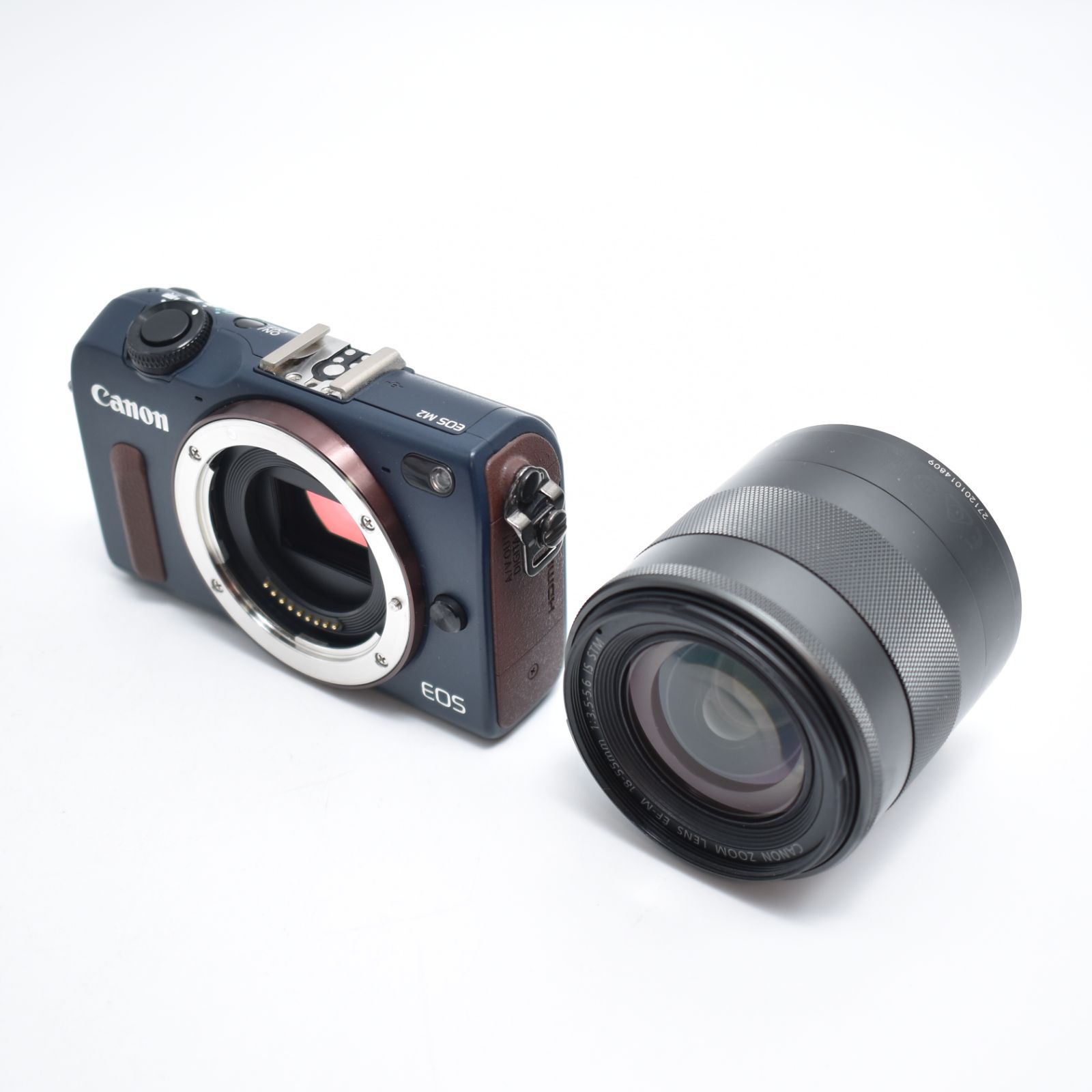 B 10392 Canon ミラーレス一眼カメラ EOS M 2 EF 18 55 IS STM レンズキット ベイブルー mm F 3 5 6 STM付属 EOSM BL