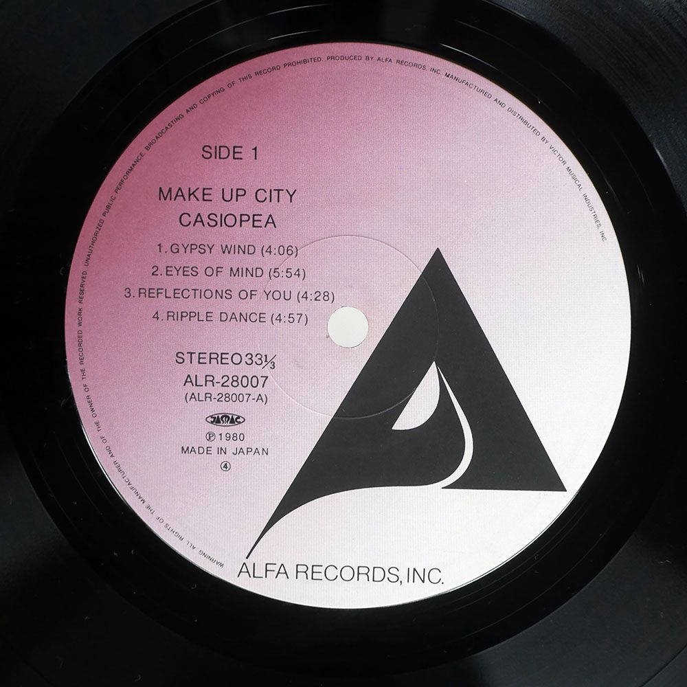 レコード 帯 国内盤 カシオペア/メイクアップシティ/ALFA ALR28007 LP
