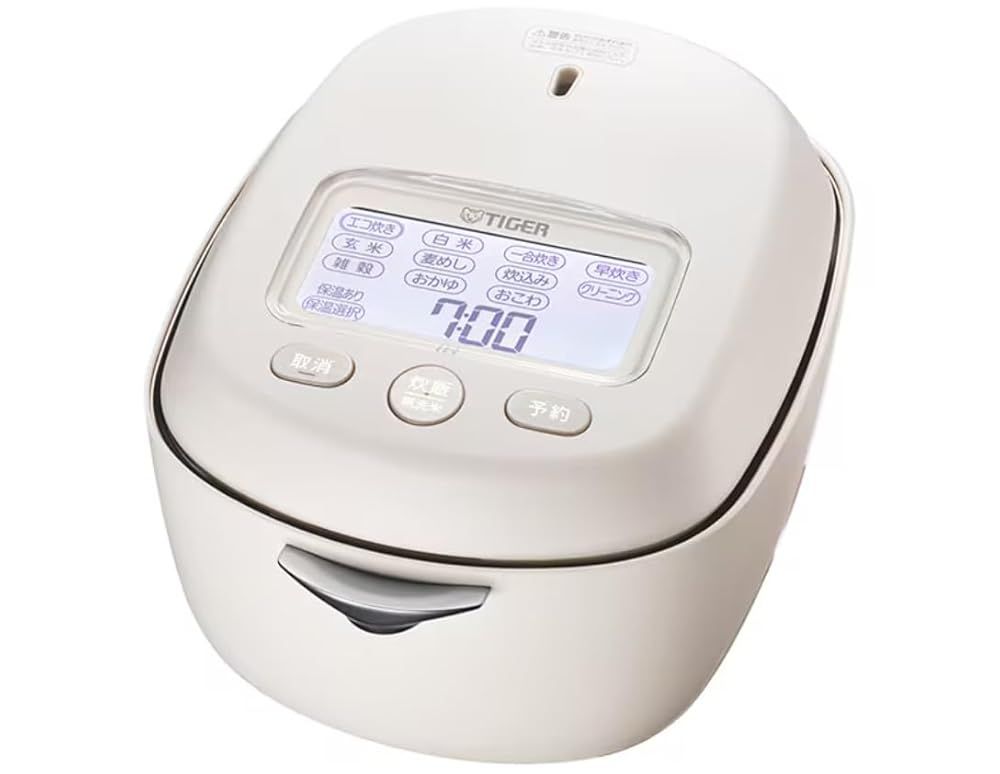JRX G 060 WG アイボリーホワイト 炊きたて 土鍋ご泡火炊き ジャー炊飯器 3 5合