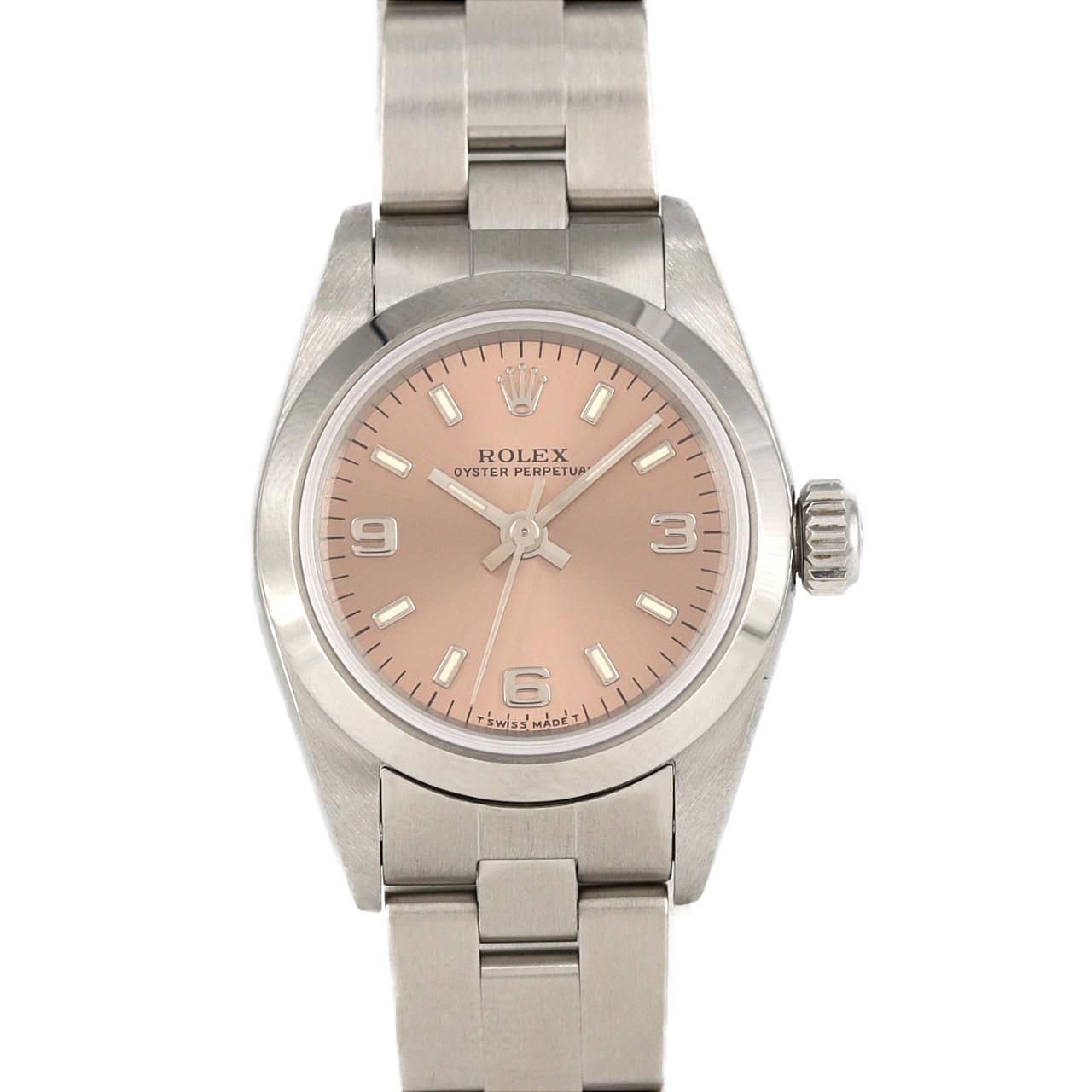 ロレックス オイスターパーペチュアル 67180 SS 自動巻 U番