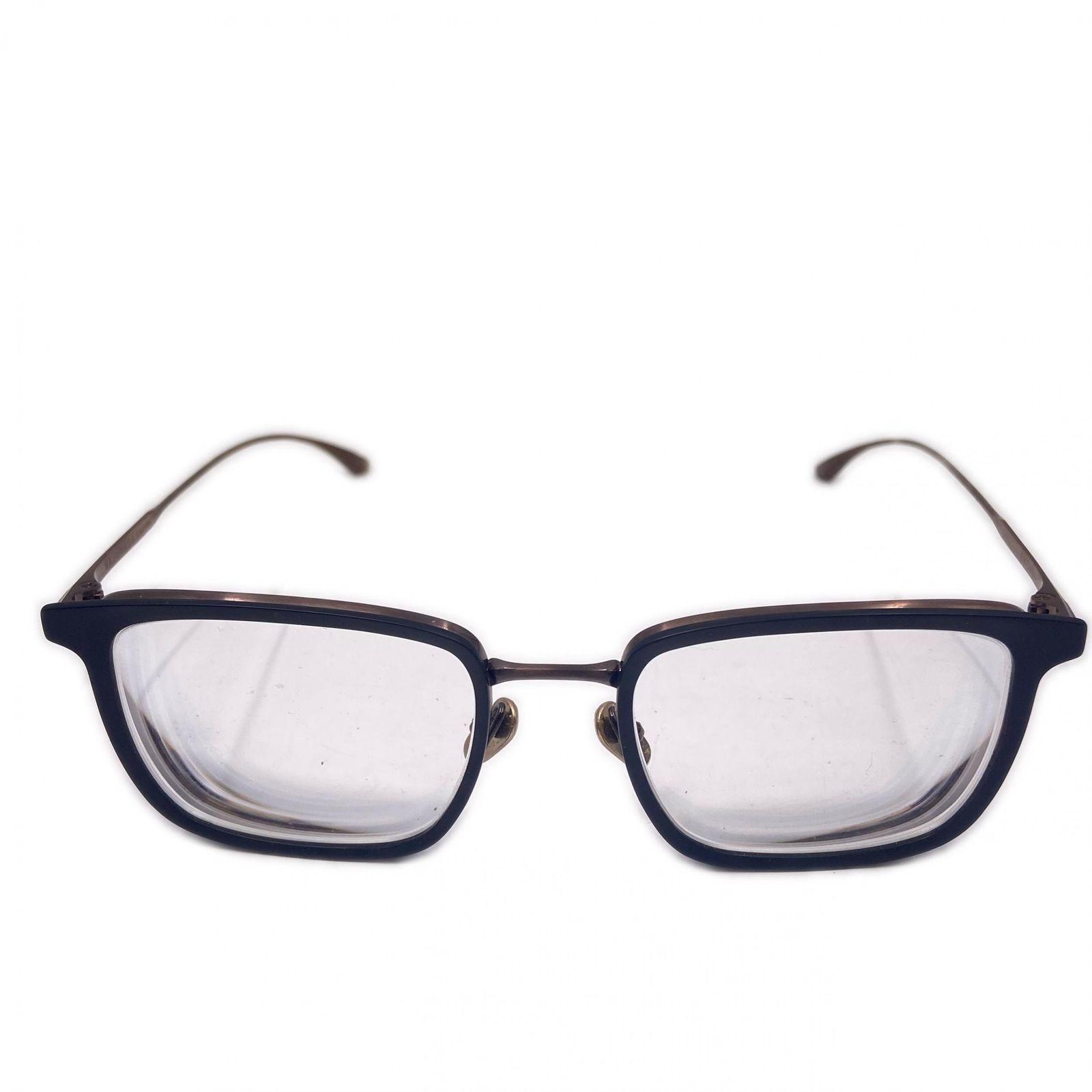 増永眼鏡 チタンフレーム 眼鏡 EMPIRE I SINCE 1905メガネ ユニセックス ブラック