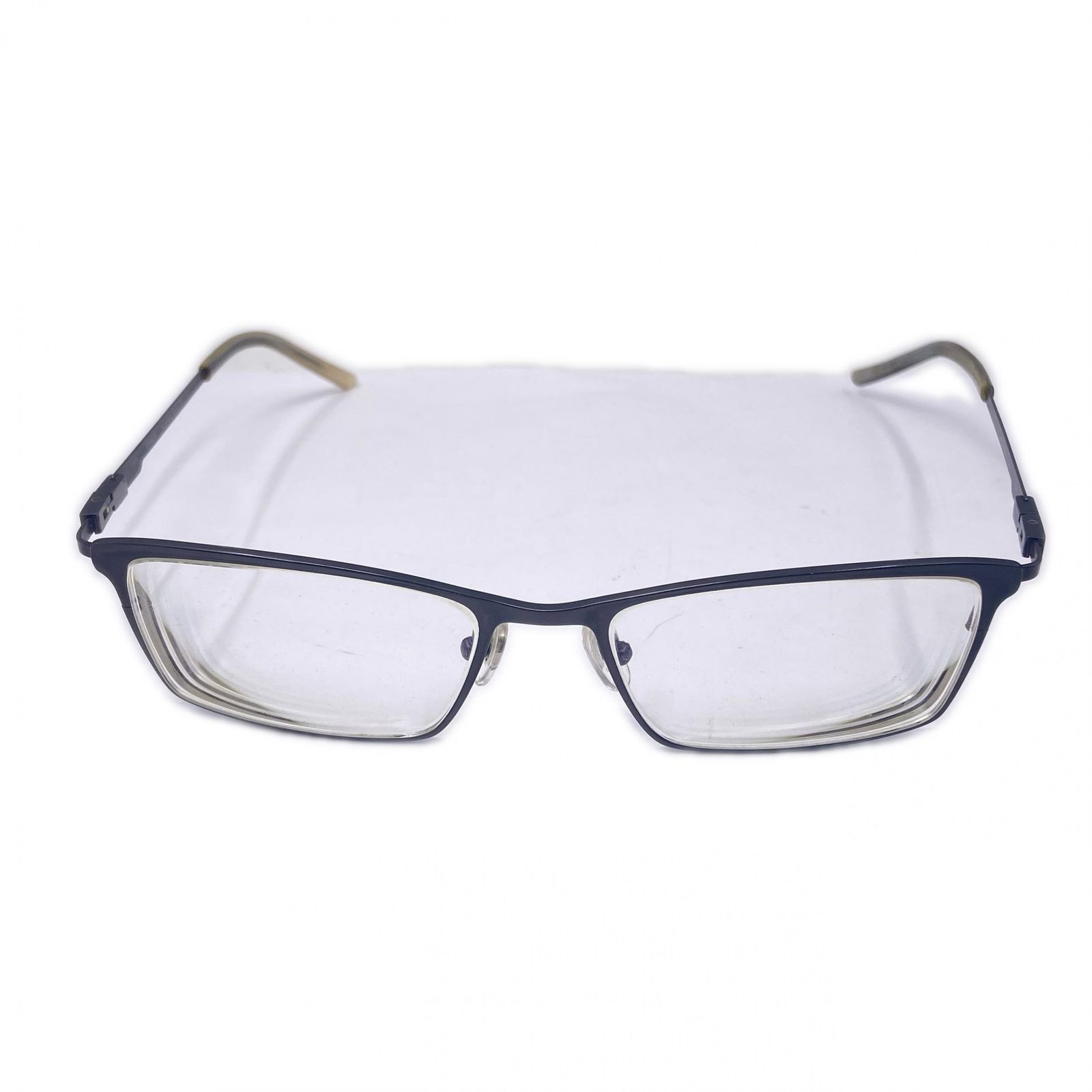 増永眼鏡 チタンフレーム 眼鏡 3300 130メガネ ユニセックス ブラック