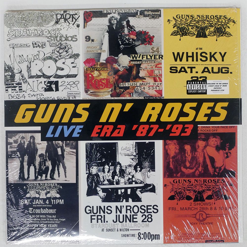 US盤 GUNS N ROSES LIVE ERA 87 93 GEFFEN LP