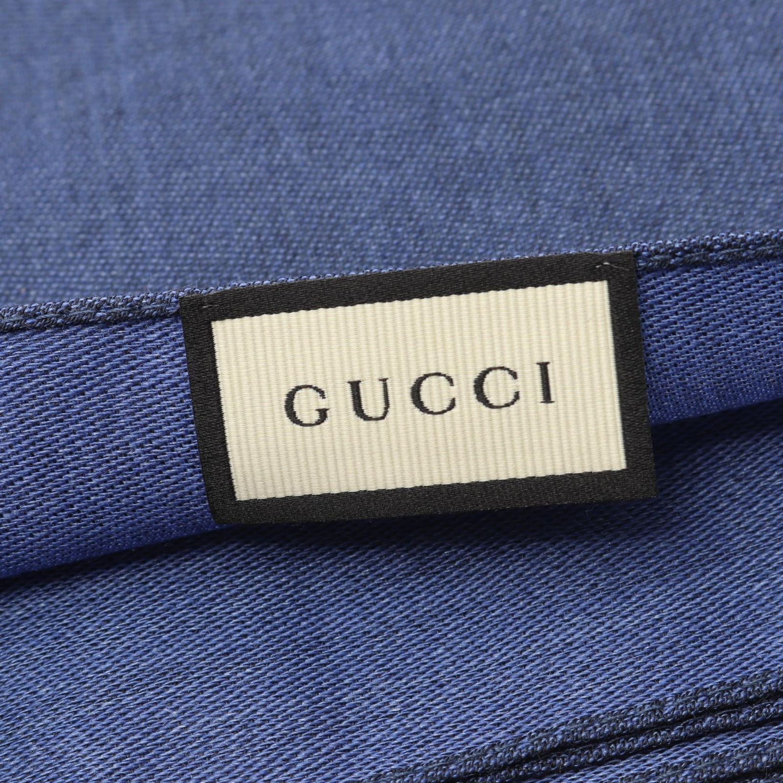 グッチ GUCCI ストール GG柄 1659043G6464269 ネイビー ウール シルク