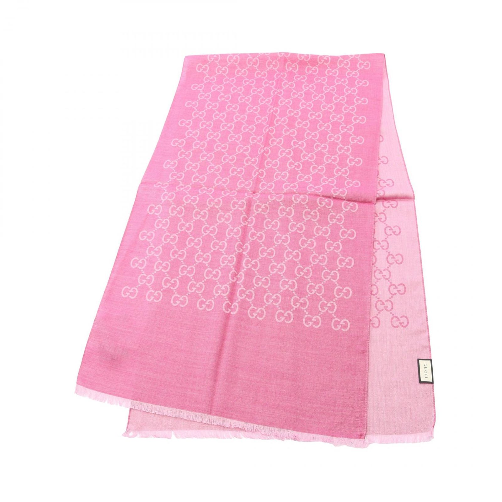 グッチ GUCCI ストール GG柄 1659043G6465872 ピンク ウール シルク