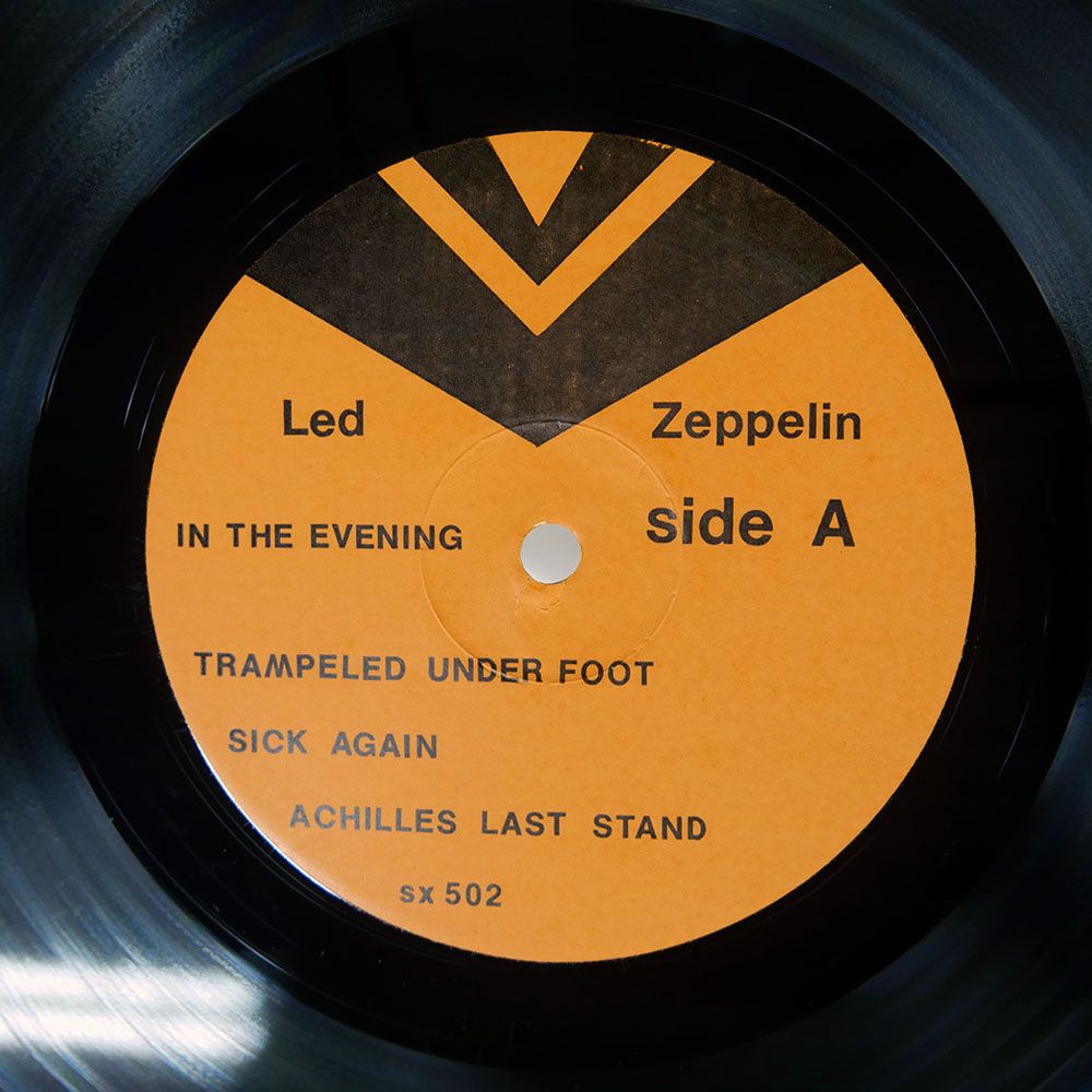 ブート デンマーク盤 LED ZEPPELIN/IN THE EVENING/DAN SX502 LP
