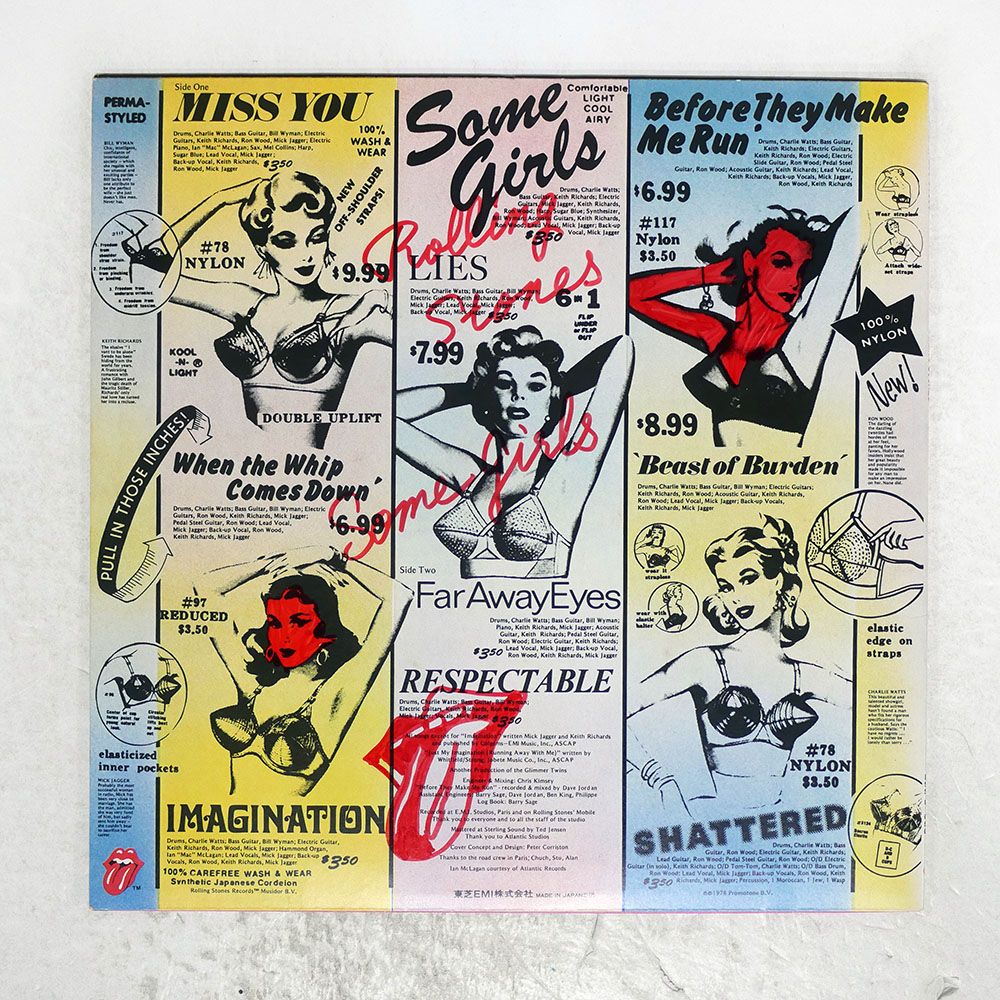 国内盤 ROLLING STONES/SOME GIRLS/ROLLING STONES ESS81050 LP - メルカリ