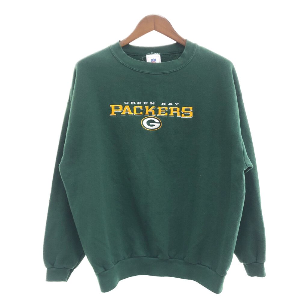 00年代 NFL グリーンベイ・パッカーズ スウェット プロチーム グリーン