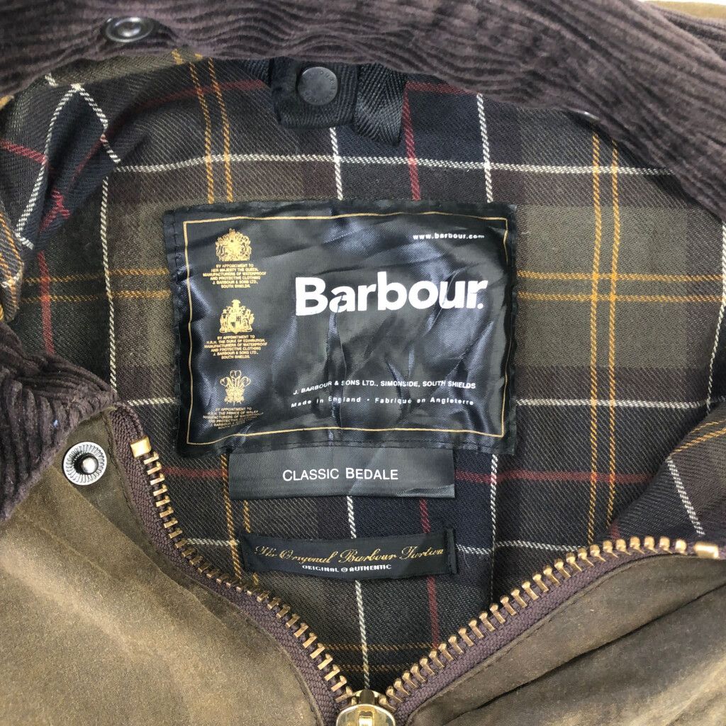 Barbour オイルドジャケット　古着　バブアー　ユーロ古着 00年代 イングランド製 Barbour バブアー CLASSIC BEDALE オイルド