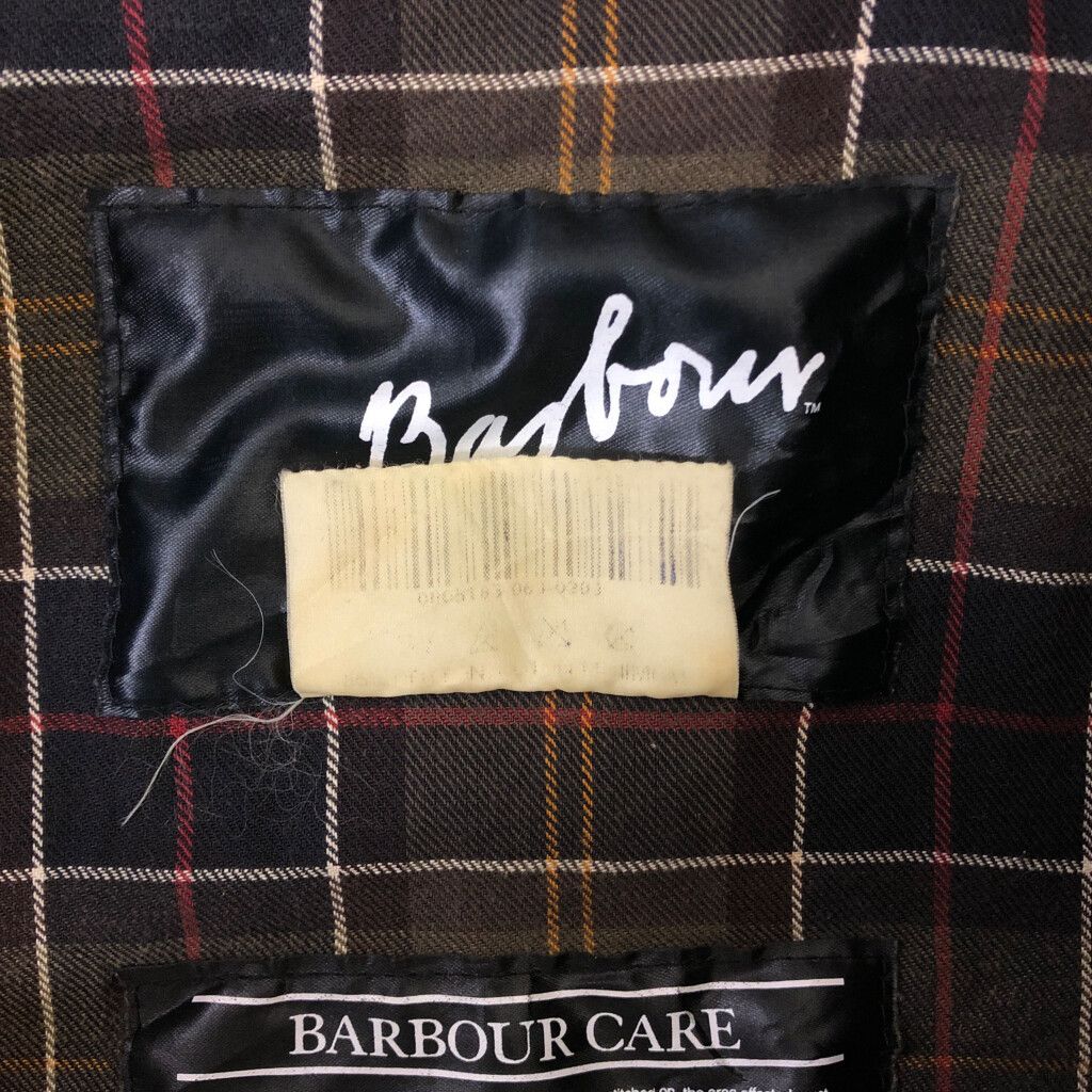 00年代 イングランド製 Barbour バブアー オイルドジャケット ユーロ