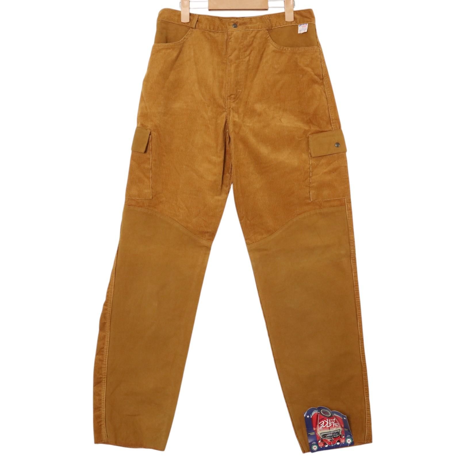 70年代 イタリア製 Old LIKE jeans コーデュロイパンツ ヴィンテージ ライトブラウン メンズ W 36 古着 A 4175