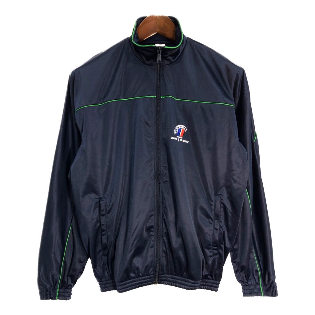 00年代 フランス軍 トレーニングジャケット＆パンツ セットアップ ユーロ ミリタリー ネイビー メンズ 162 古着 T 3071