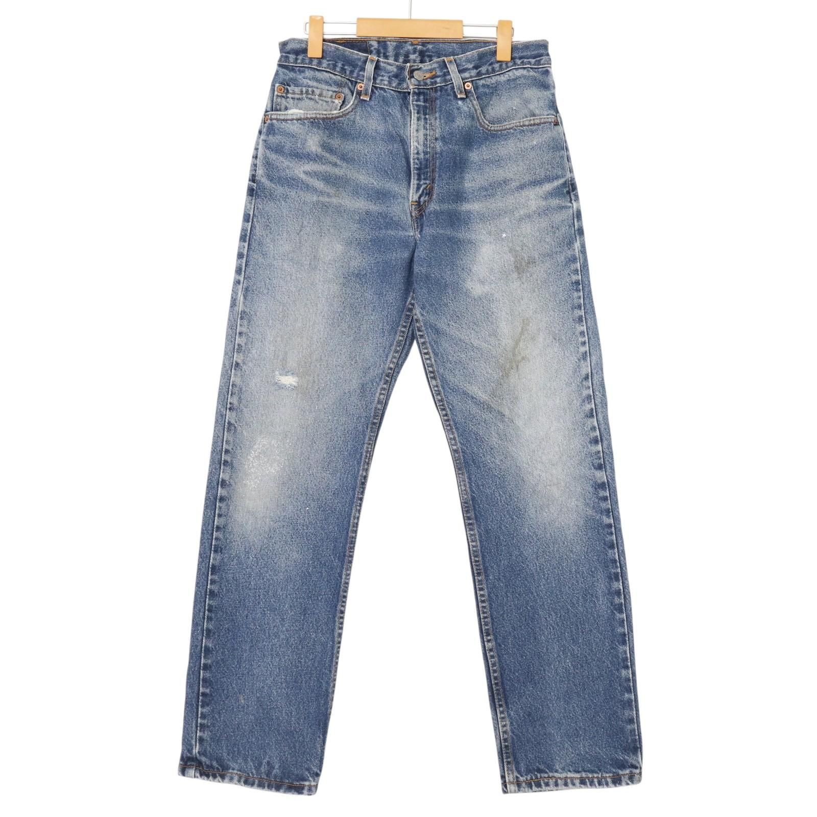 00年代 Levi s リーバイス 505 デニムパンツ ブルー メンズ W 32 L 30 古着 A 4302