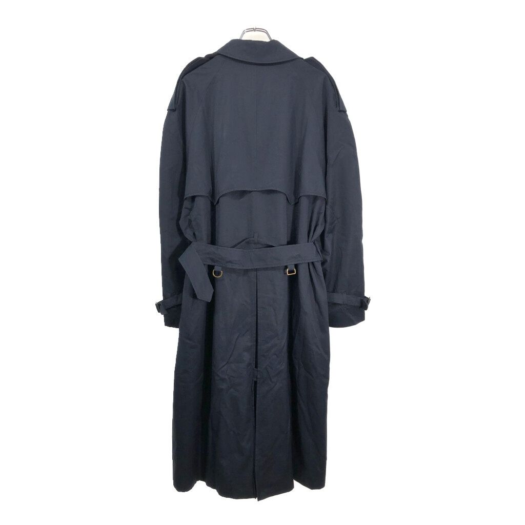 カナダ製 Aquascutum アクアスキュータム トレンチコート ネイビー