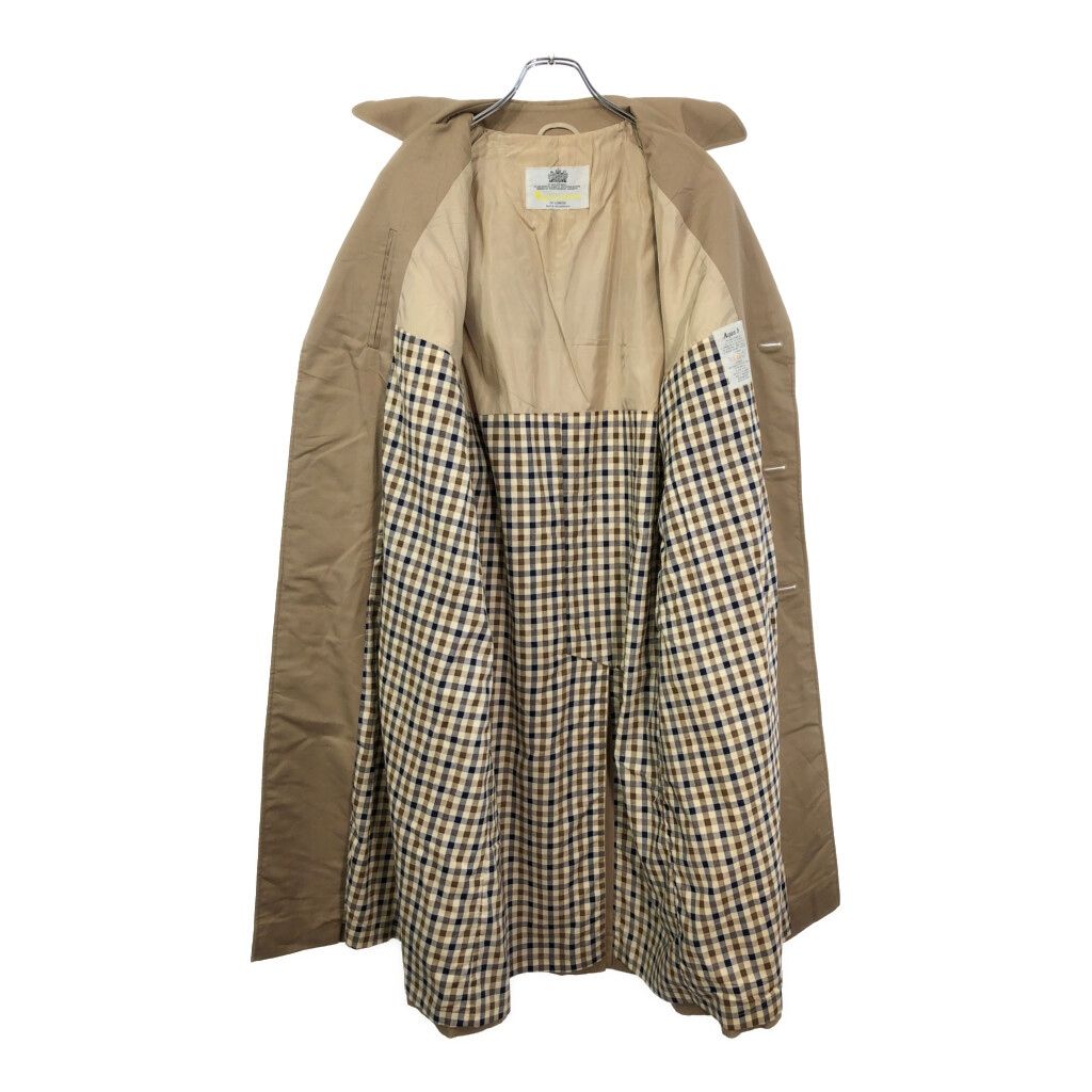 80年代 カナダ製 Aquascutum アクアスキュータム トレンチコート