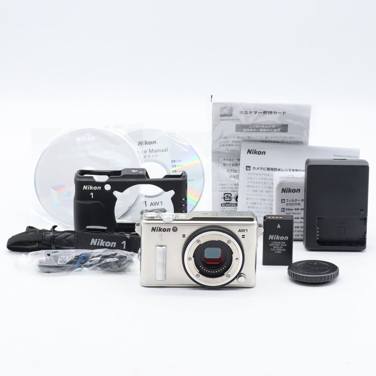 良品】Nikon1 ニコン AW1 シルバー - メルカリ