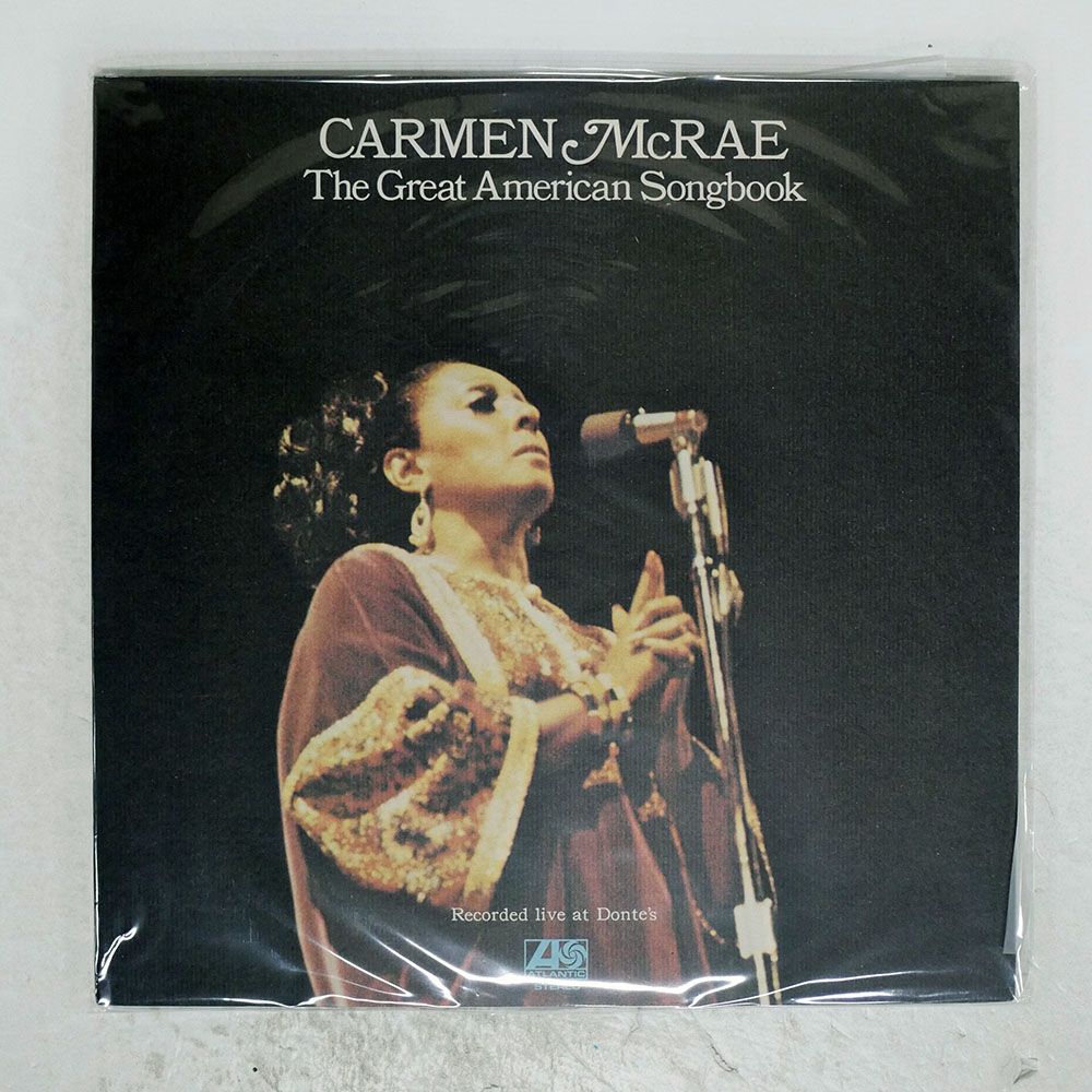 国内盤 CARMEN MCRAE/GREAT AMERICAN SONGBOOK/ATLANTIC P4569 LP