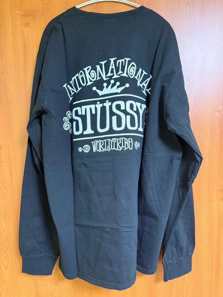 L STUSSY WORLDWIDE PIGMENT LONG SLEEVE