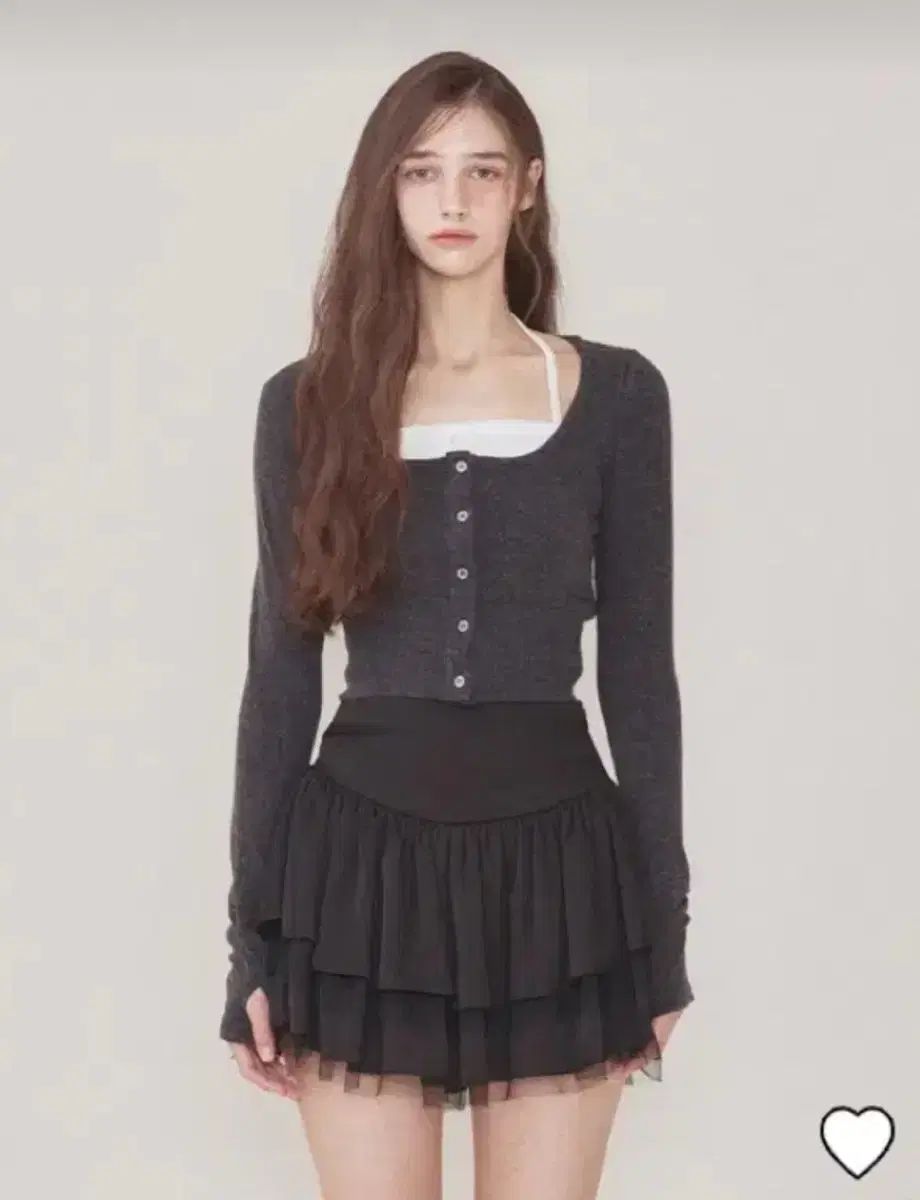 ノットユアローズ ルナ カーディガン チャコール