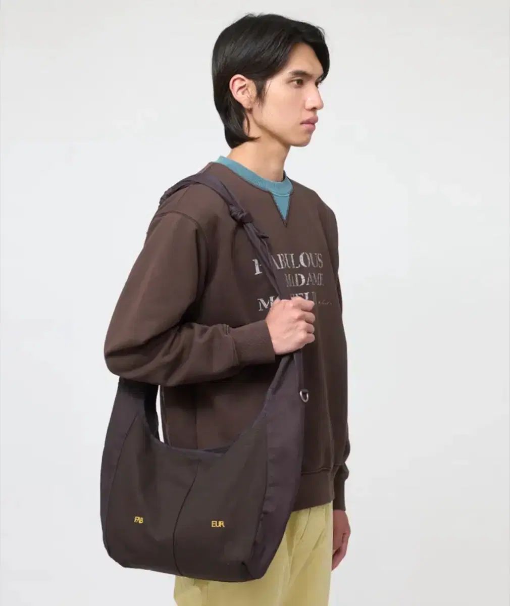 ファーバー velo バッグ チャコールブラウン クロスバック