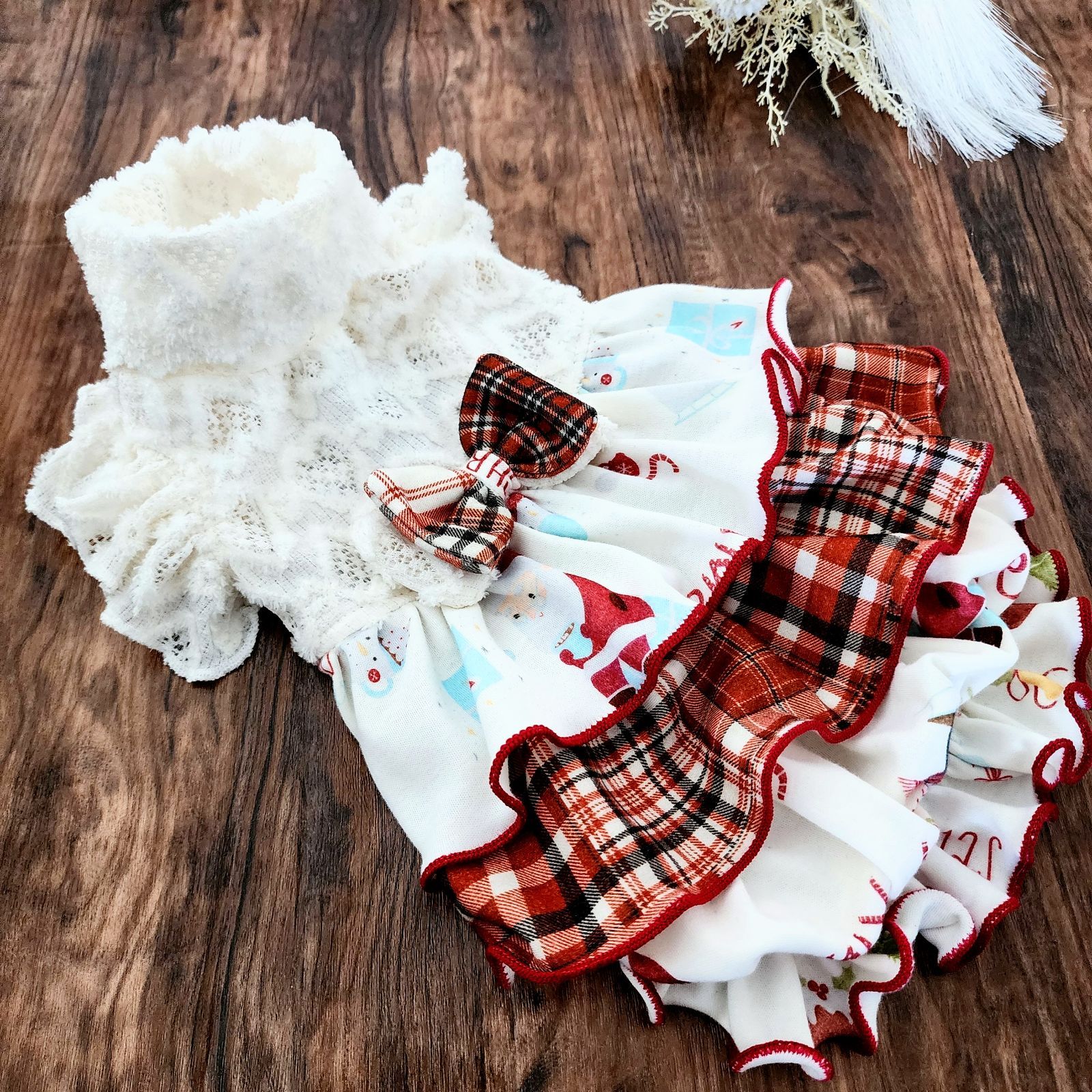 くまちゃん様🩷クリスマス✨🎄✨fuwacca♡Gift♡ハンドメイド犬服