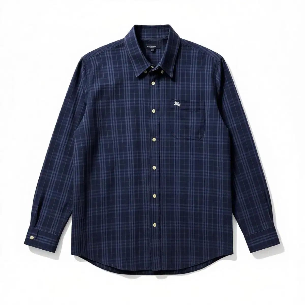 BURBERRY バーバリー チェック シャツ ネイビー xl - メルカリ