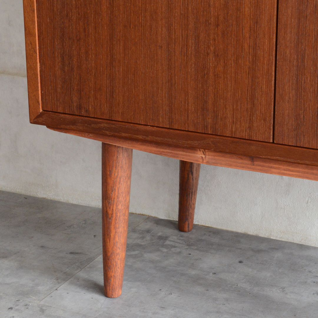 デンマーク 北欧ヴィンテージ domino Mobler チーク キャビネット 北欧