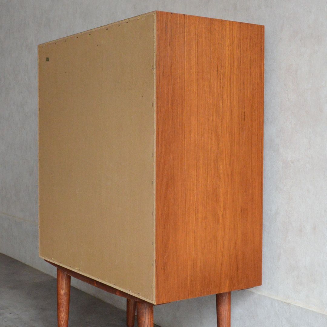 デンマーク 北欧ヴィンテージ domino Mobler チーク キャビネット 北欧