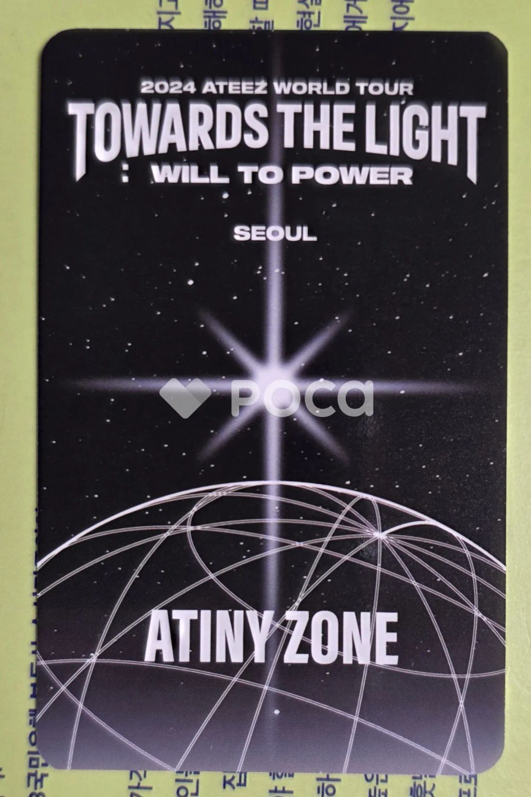 ATEEZ アチズ ミンギ ATEEZ WORLD TOUR [TOWARDS THE LIGHT : WILL TO