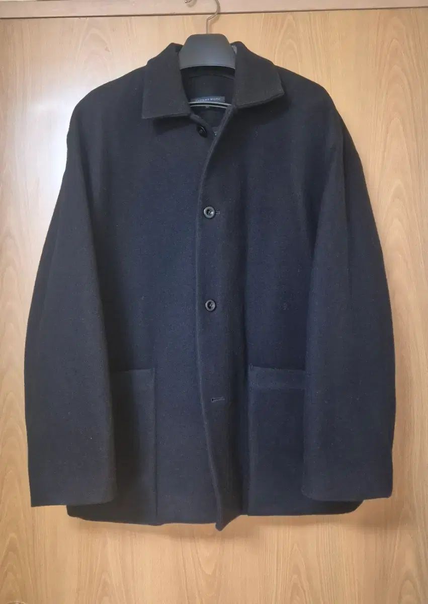 Thomas More トマス モア オープン ハーフ コート ダークネイビー M