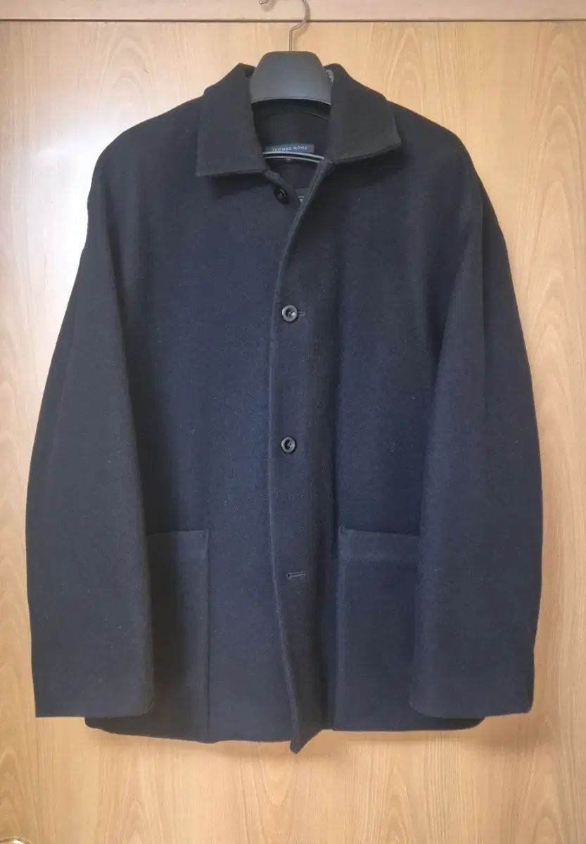 Thomas More トマス モア オープン ハーフ コート ダークネイビー M